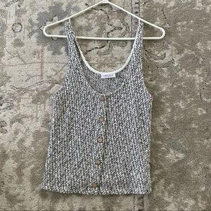 VESTIQUE KNIT TANK TOP - SIZE M